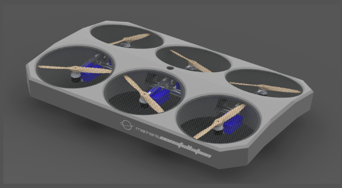 Prototype du drone Marineris